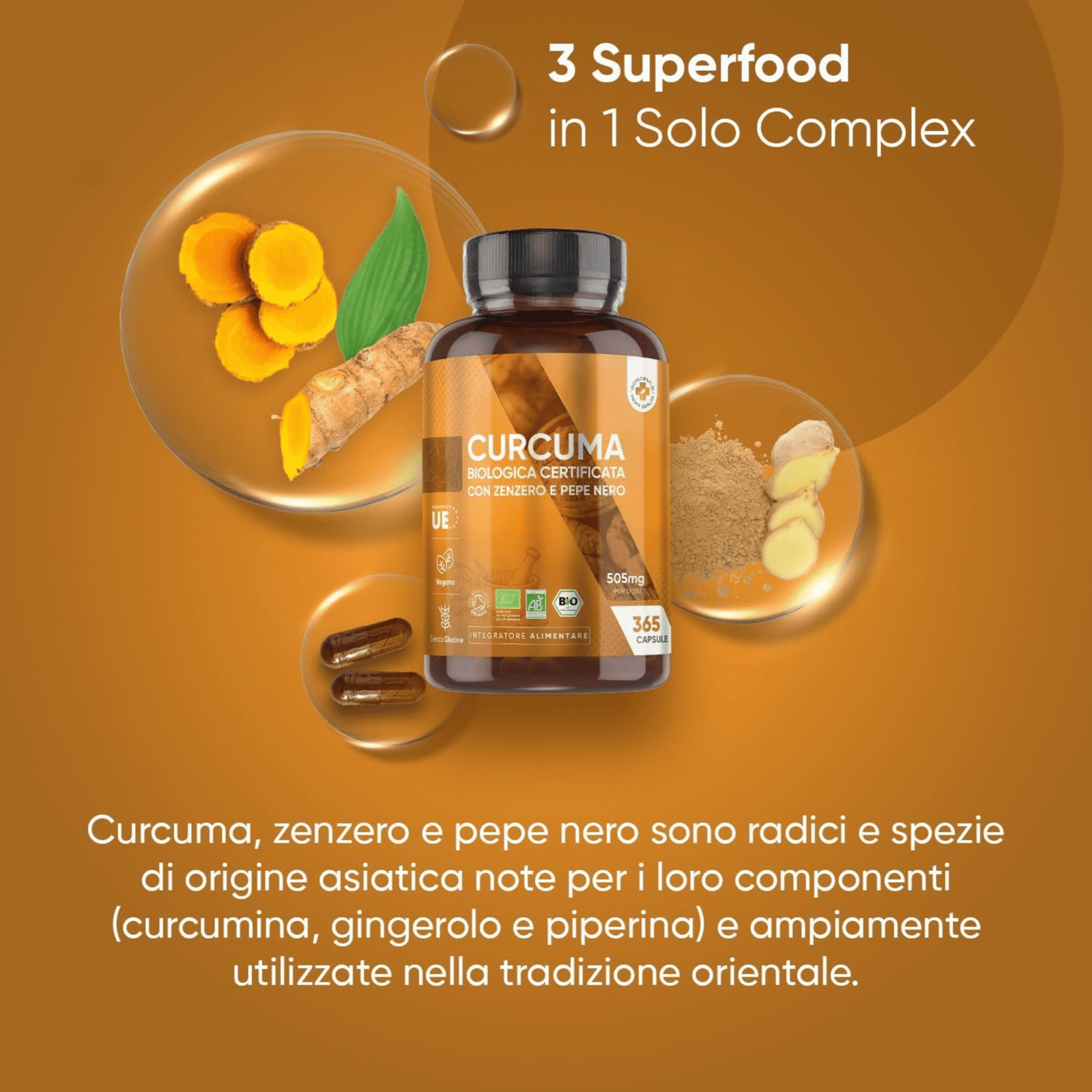 Curcuma — qualità e purezza